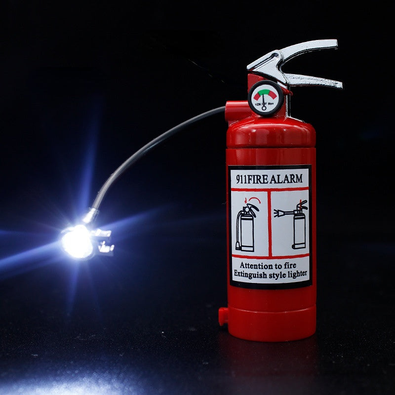 Fire extinguisher lighter