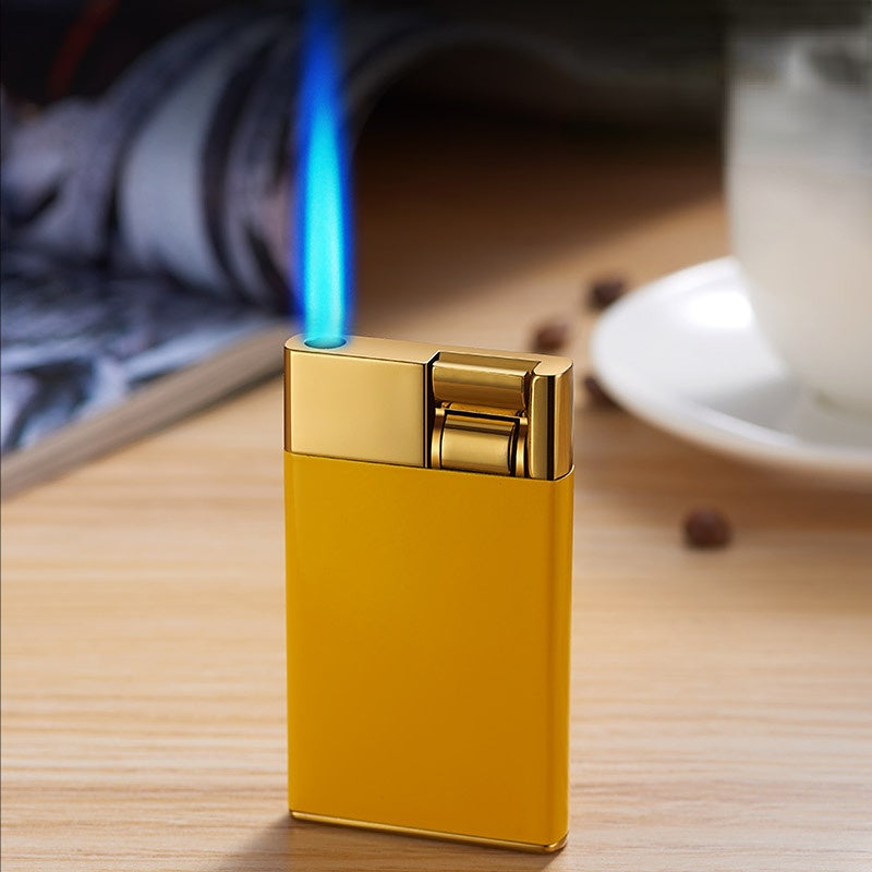 Lever press lighter