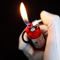 Fire extinguisher lighter